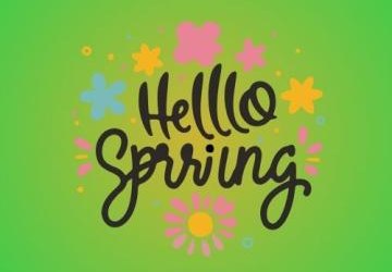 Przedszkolaki witają wiosnę w wiosennym pokazie mody.