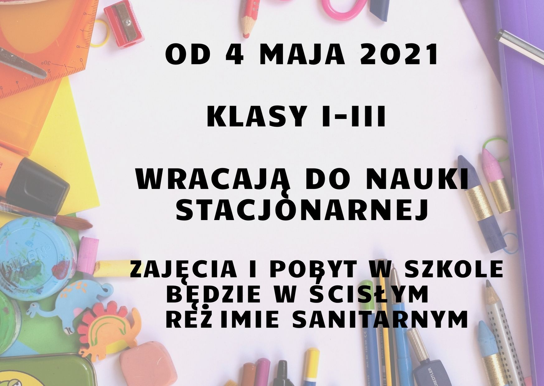 Zasady funkcjonowania szkół i placówek od 4 maja