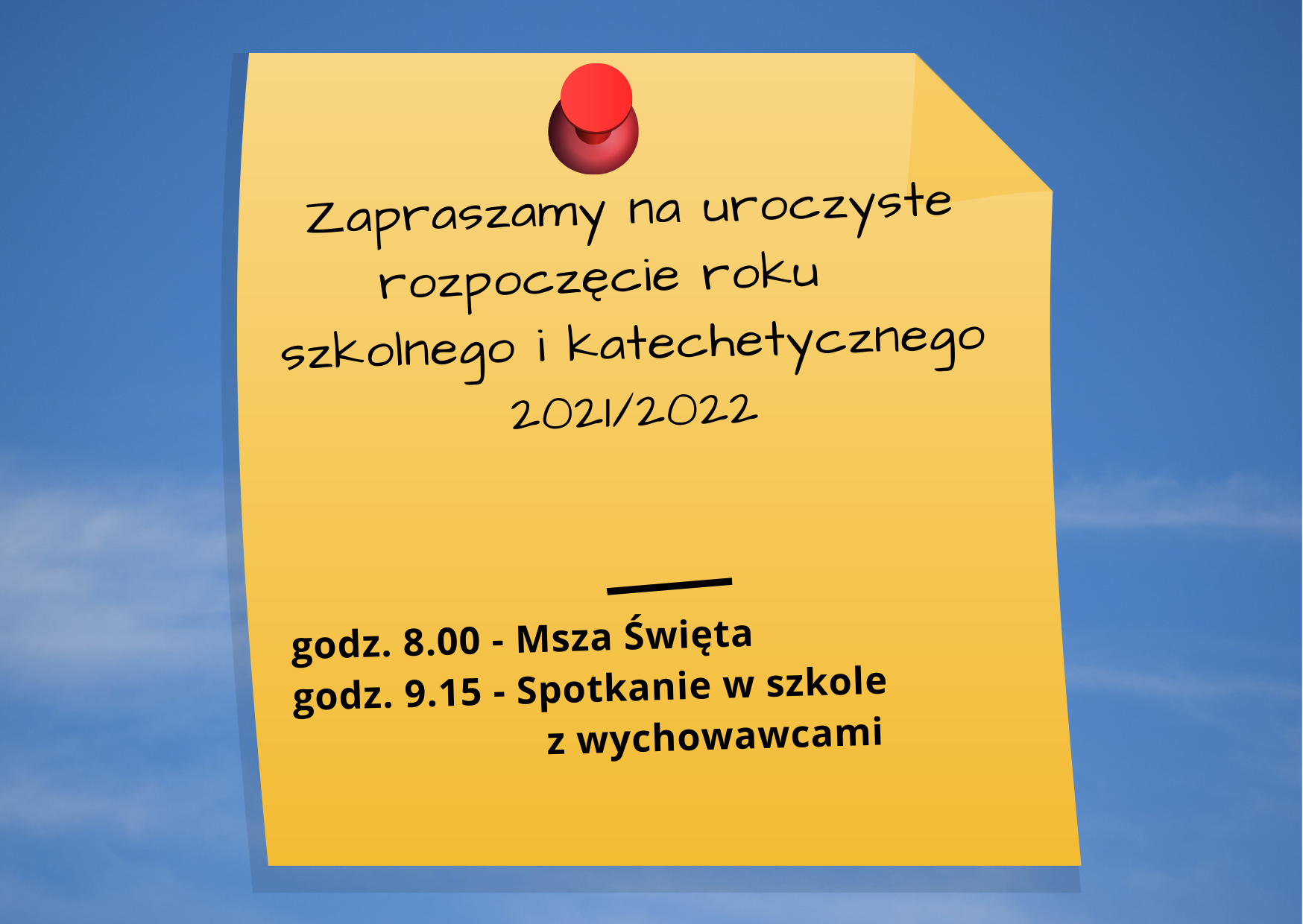 Rozpoczęcie roku szkolnego 2021/2022