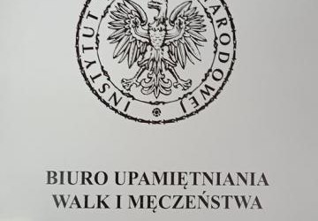 Podziękowania od Instytutu Pamięci Narodowej dla naszych uczniów