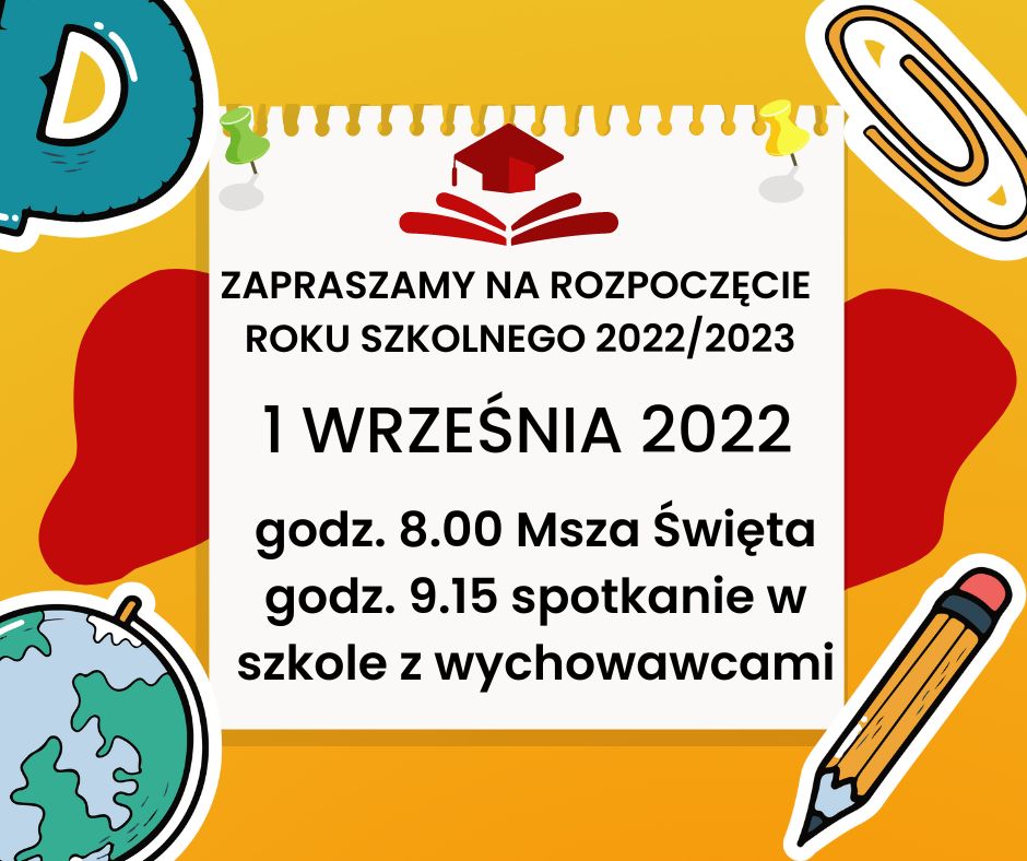 Rozpoczęcie roku szkolnego 2022/2023