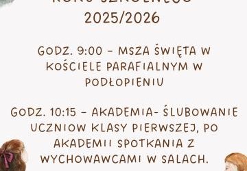 Uroczyste rozpoczęcie roku szkolnego 2025/2026