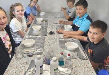 Wrzesień i październik koła przyrodniczego dla uczniów klasy piątej