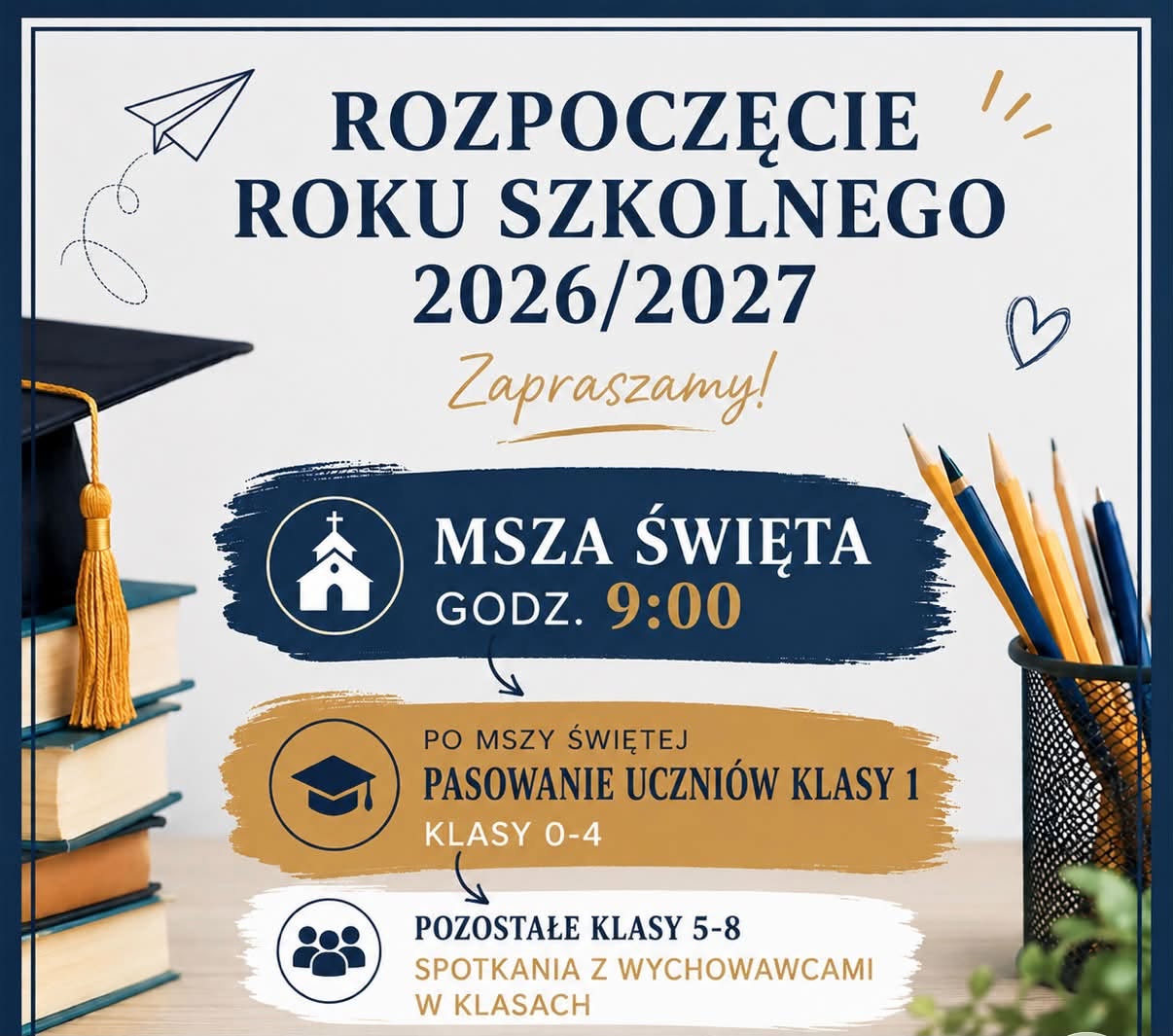 Uroczyste rozpoczęcie roku szkolnego 2026/2027