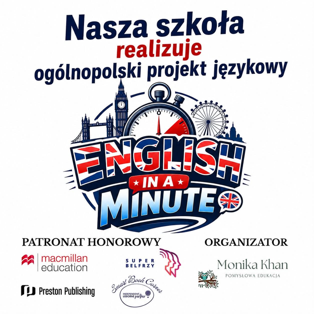 English in a Minute – dołączamy do ogólnopolskiego projektu!