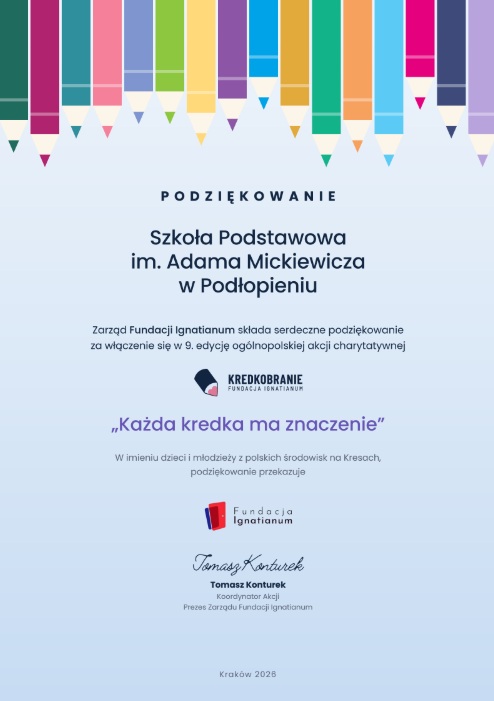 „Każda kredka ma znaczenie”